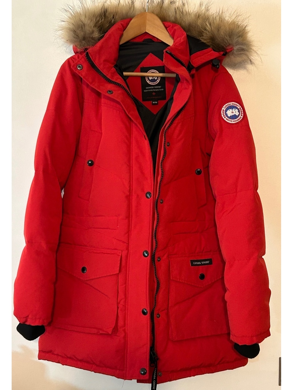 Canada Goose Women's Red Arctic Program Parka Jacket M/M